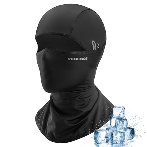 Cooling Balaclava Face Mask with Glasses Holes - Black