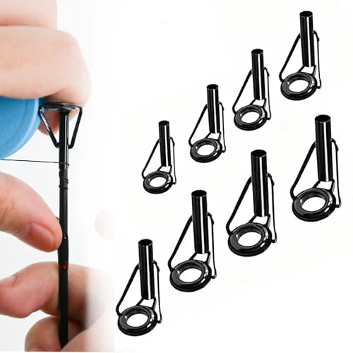 Fishing Rod Tip Repair Kit - 8 Pcs Stainless Steel & Ceramic