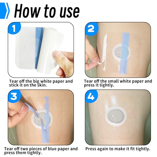 Waterproof Dexcom G7 Over Patches - 50 Pack, Breathable & Transparent