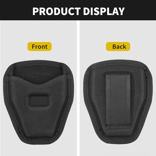 Ullnosoo Handcuff Case Open Top Duty Belt Pouch - 1 Pack, 600D Nylon