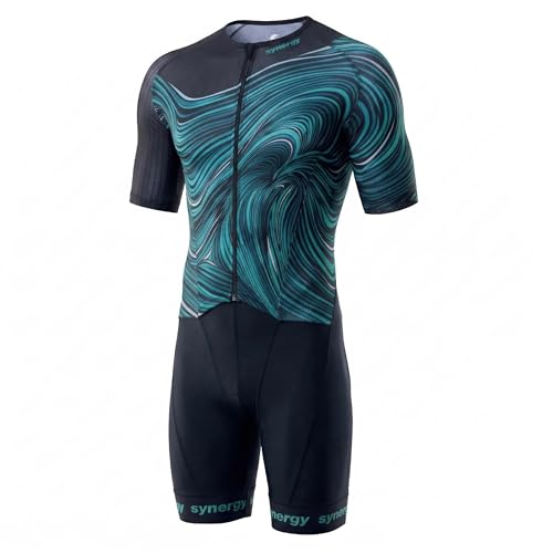 Men's Short Sleeve Triathlon Tri Suit - Pro Performance Fit