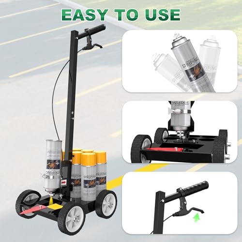 Parking Lot Striping Machine - 35.5" Adjustable Line Marking