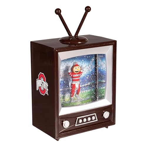 Ohio State University Snow Globe Lantern - Vintage TV Design