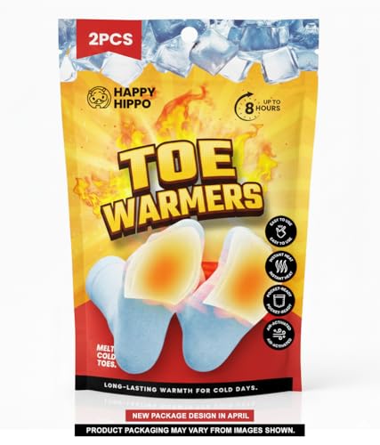 Women's Toe Warmers - 8-Hour Heated Adhesive Pads for Winter - Style 3
