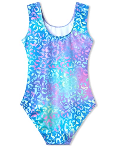 Girls Sparkly Gymnastics Leotard - Sleeveless One Piece Outfit