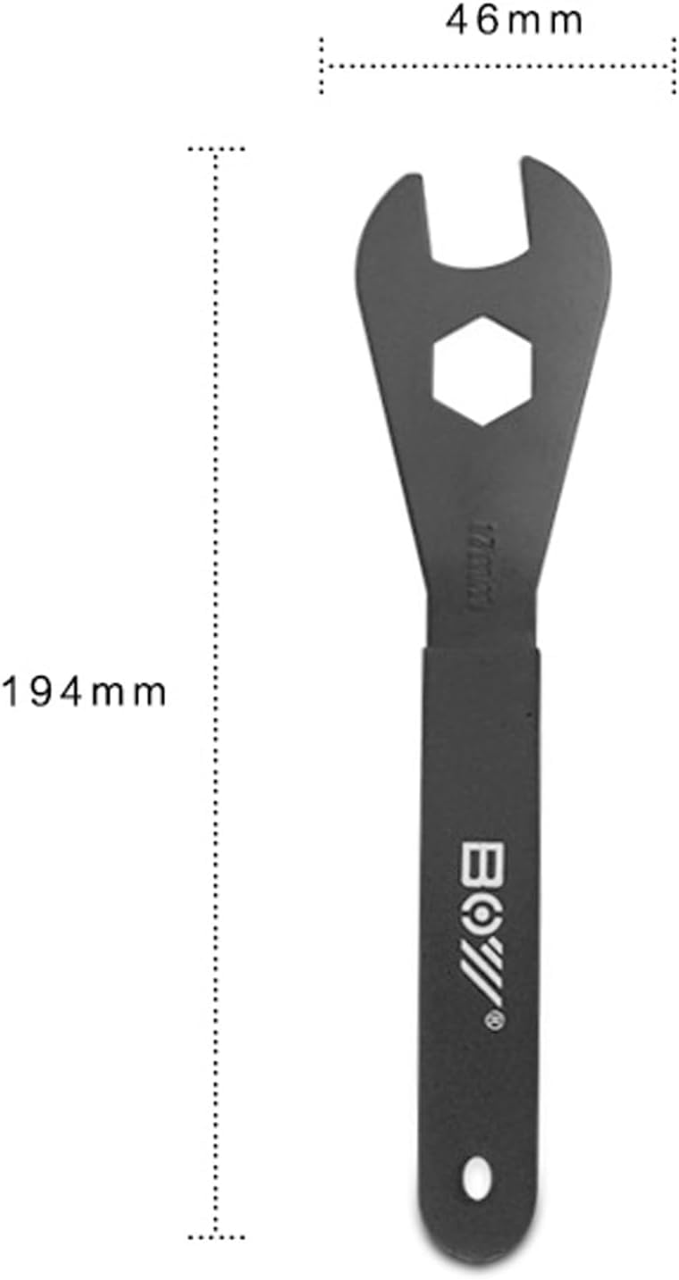 Phidinova Bike Cone Wrench Set Tool, Bicycle Wheel Hub Axle Nut Install Remover Cycling Spanner Hub Repair Removal Tool 4 PCS (13, 14, 15, 16mm)