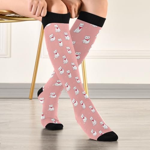 Compression Socks for Men & Women - Milk Cow Design - 1 Pack