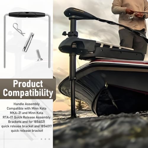 Minn Kota Handle Assembly for Quick Release Bracket | MKA-21, RTA-17 Compatible