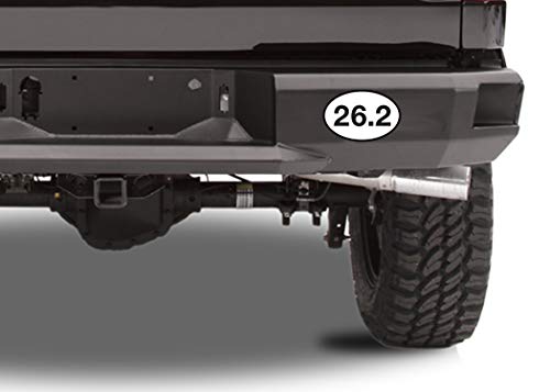 26.2 Marathon Running Bumper Sticker - 5x3 Inch Weather-Resistant Decal