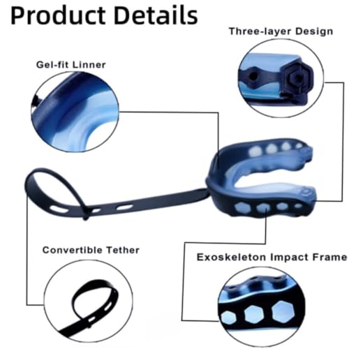 Football Mouth Guard, 2pcs Guard Sports Youth Mouthpiece Boxing