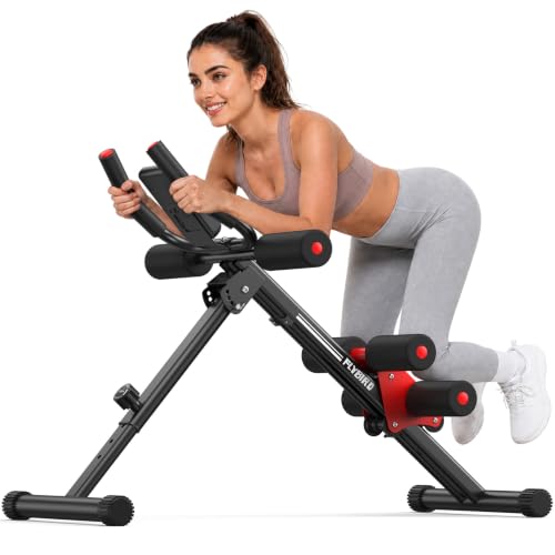 Foldable Ab Workout Machine for Home Gym - Adjustable Angles