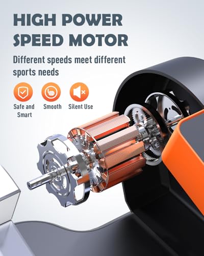Electric Elliptical Leg Exerciser for Seniors - Orange