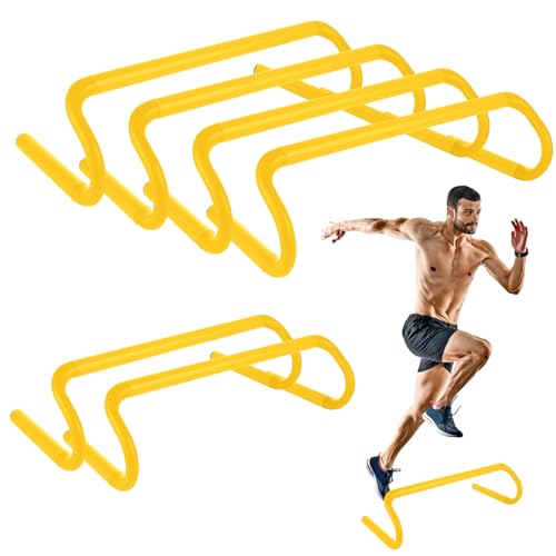 Speed Agility Training Hurdles - 6 Pcs 6" Detachable Hurdles
