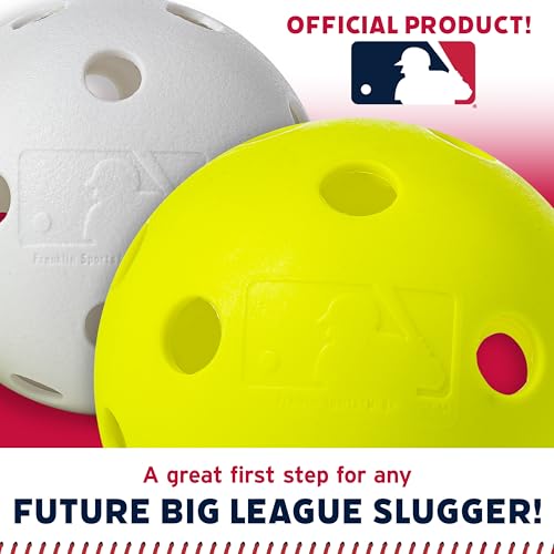 90mm Plastic Softballs - Set of 6 for Batting Practice - Yellow