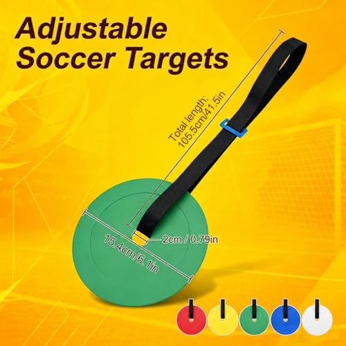 5-Piece Soccer Goal Target Set for Shooting Accuracy Training