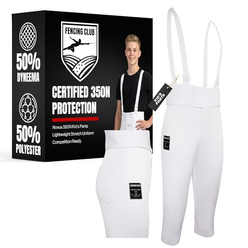 Kids Fencing Pants 350N - Breathable Lightweight Knickers - Right Hand