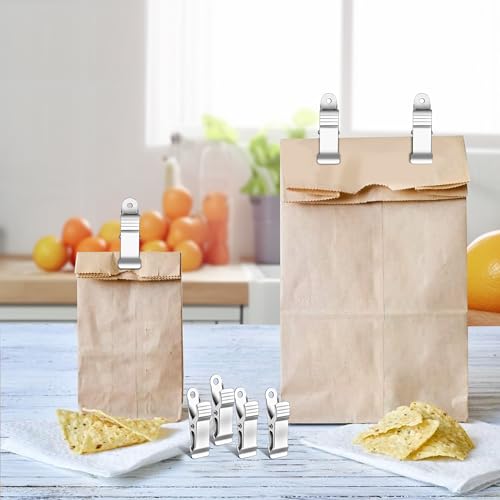 NATZERAT16 Pcs Metal Mini Clamps Mini Spring Clamp Crocodile Alligator Clips Alligator Clamps 1/2 Inch mini alligator clips for Work, Clothes, Photos, Curtains£¬smooth jaw£¬ 5/16 inch capacity