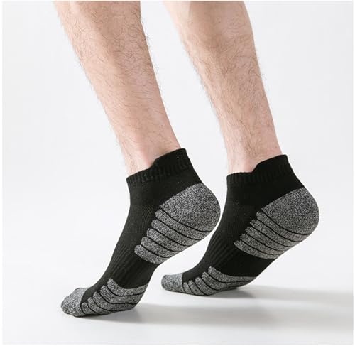 Breathable Athletic Ankle Socks for Men - 12 Pairs, 3 Colors