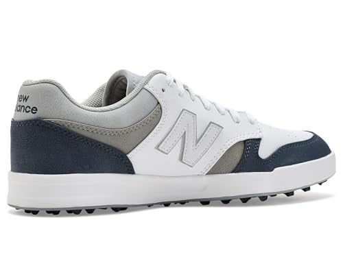 Men's Golf Spikeless Shoes - 10 Wide / White & Navy