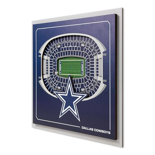 3D NFL Stadium Wall Art - Multi-Layered Team Replica Decor
