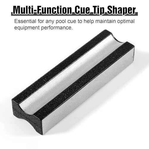 Pool Cue Tip Shaper - Durable Stainless Steel 3.98 x 1.18 x 0.65 inch
