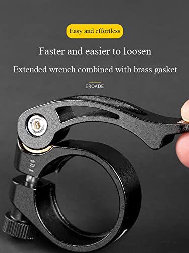Alloy Bicycle Seat Post Clamp - Quick Release - 31.8mm
