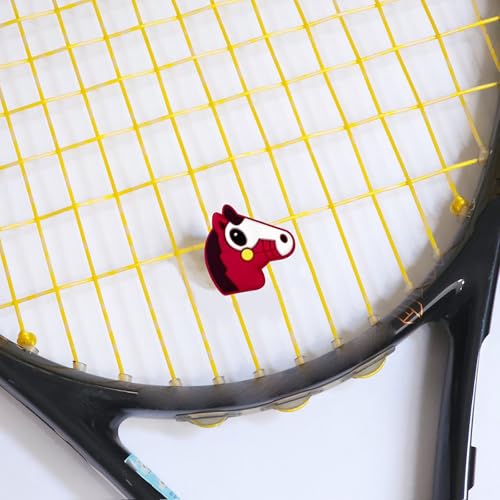 Cute Tennis Racket Vibration Dampeners - 8 Pack Soft Silicone Shock Absorbers
