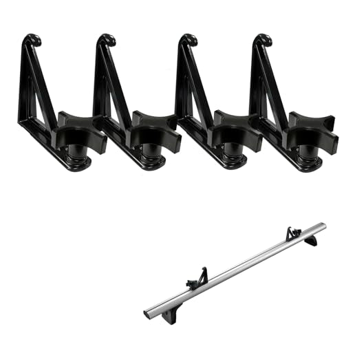 T-Slot Load Stops Brackets for Adjustable Cargo Securing - 4 Pack