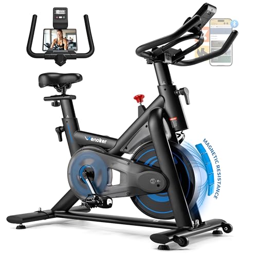 Adjustable Magnetic Resistance Exercise Bike - 350LB Capacity