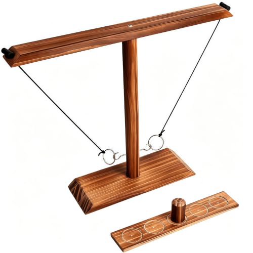 Ring Toss Game, Throwing Game with Shot Put, Hook and for Adults