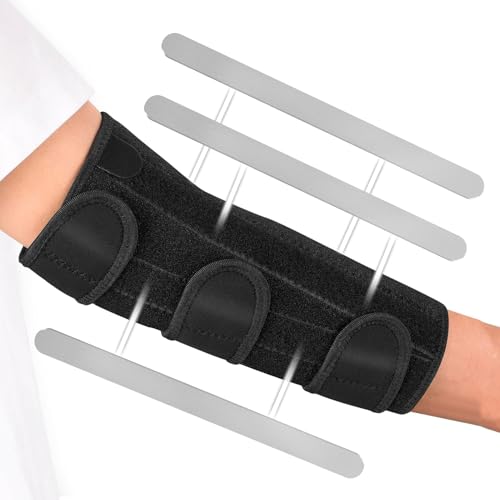 L Size Cubital Tunnel Elbow Brace for Ulnar Nerve Support, Adjustable Support for Tennis & Elbow Pain