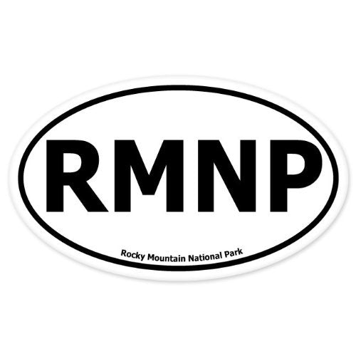 Rocky Mountain National Park Bumper Sticker - 5x3 Inch Waterproof Vinyl Decal