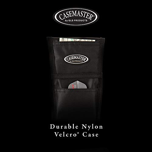 Casemaster Single Dart Case – Holds 3 Steel or Soft Tip Darts, Nylon