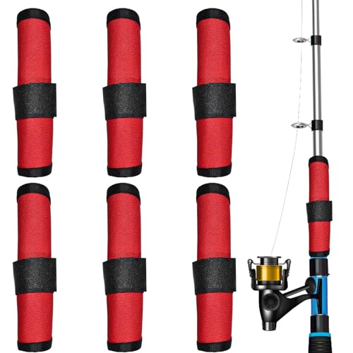 Fishing Lure Wraps - 6 Pack 5.9 Inch Hook Covers for Rod Protection