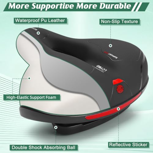 Comfortable Bike Seat Saddle for Men & Women - Ergonomic Design
