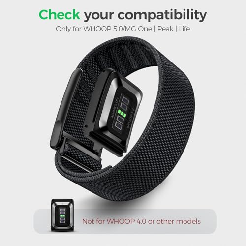 Nylon Sport Band for WHOOP 5.0, One, Peak & Life - 3 Pack Black/Graphite/Dune