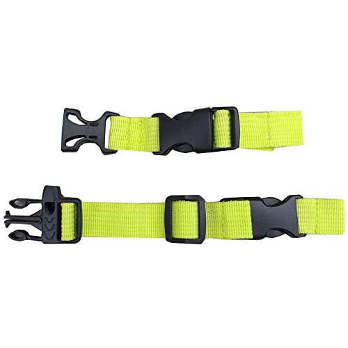 Adjustable Nylon Backpack Chest Strap - Universal Fit (Green)