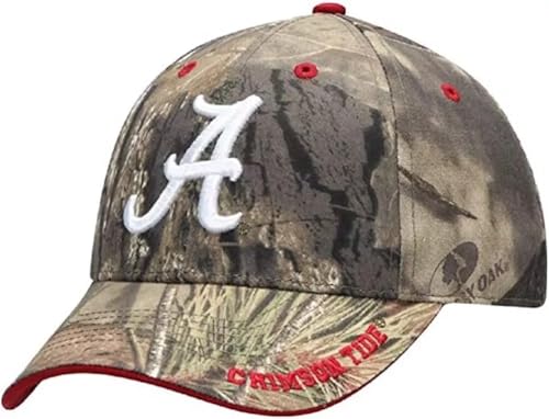Official Alabama University Camo Baseball Cap Adjustable Embroidered Logo