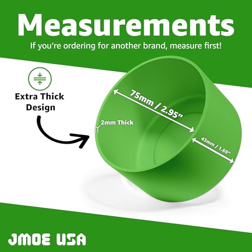 Silicone Boot for Yeti Rambler Jr 12oz & 18oz Bottles - Canopy Green