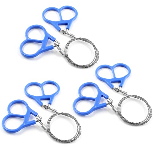3 Pack Stainless Steel Wire Saw with Plastic Handle - 28.3"