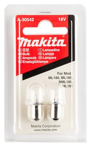 Replacement Xenon Bulbs for Makita Flashlights - 2 Count