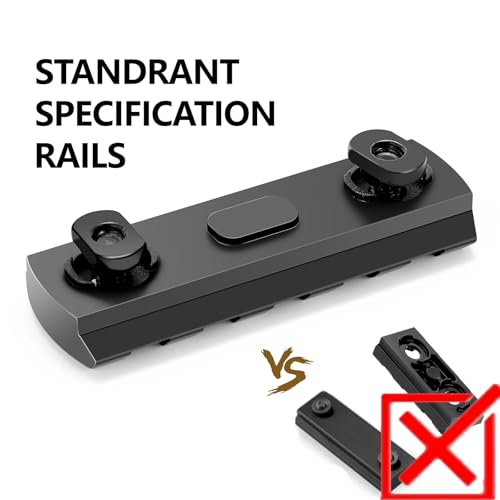 Aluminum Single-Sided Accessory Rail Set - Round Head