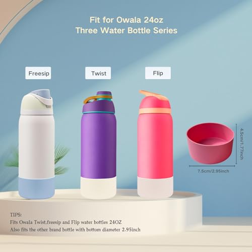 Silicone Boot for Owala 24oz Water Bottle - Avocado Green