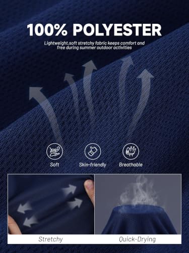 YERIOK 5 Pack Boys Athletic Shorts - Mesh, Quick Dry, Soccer & Basketball, Size 5-6 Years, Black Navy Gray Red