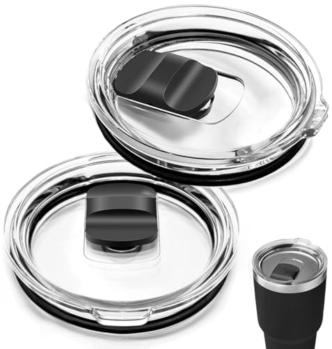30oz Replacement Tumbler Lids - 2Pcs with Magnetic Slider