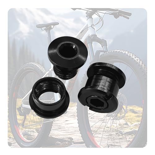 M8 Chainring Bolts - 7075 Aluminum Alloy, Black, 5PCS