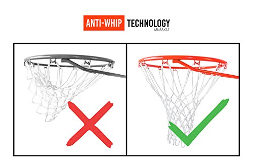 Heavy Duty Basketball Net Replacement - 12 Loop All Weather Hoop Net