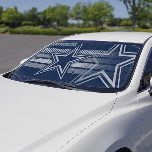 NFL Auto Shade Windshield Sun Visor - 59" x 27" - Team Design