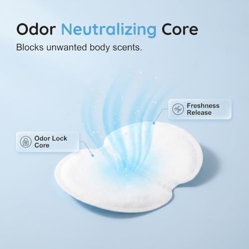Underarm Sweat Pads for Men & Women - 20 Absorbent Pads