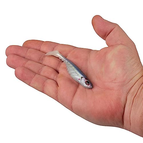 PowerBait Ripple Shad Soft Plastic Swimbait - HD Gizzard Shad, 3 1/2"